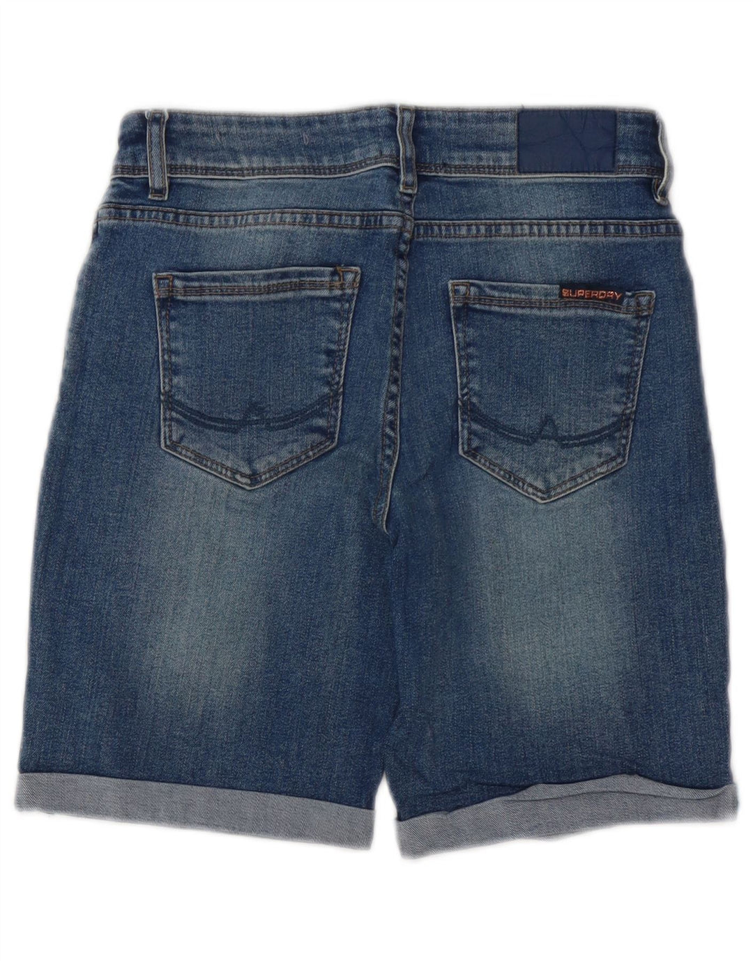 SUPERDRY Bermudas vaqueras para mujer W26 Small Blue Cotton