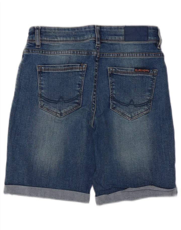 SUPERDRY Bermudas vaqueras para mujer W26 Small Blue Cotton