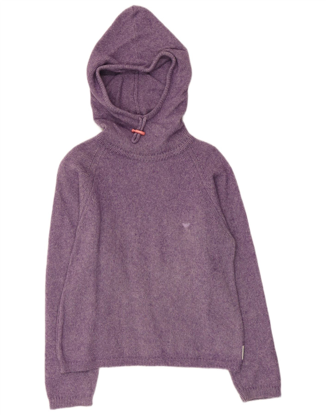 ARMANI JUNIOR Jersey con capucha para niña 7-8 años Algodón Morado
