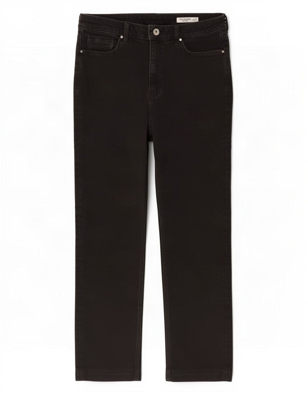 Marks & Spencer Jeans rectos The Sophia para mujer UK 46 Large W32 L29 Negro