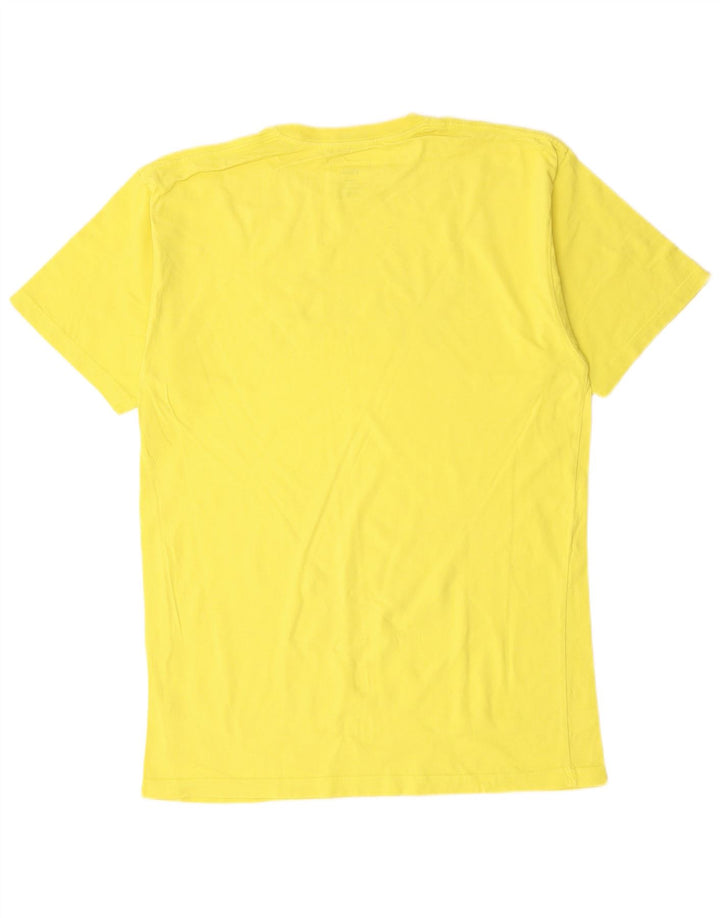 VANS Camiseta gráfica de ajuste clásico para hombre Top de algodón amarillo medio