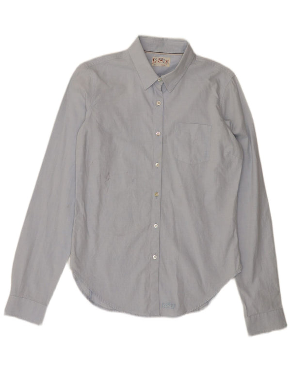 LEVI'S Camisa para mujer UK 44 Algodón azul medio