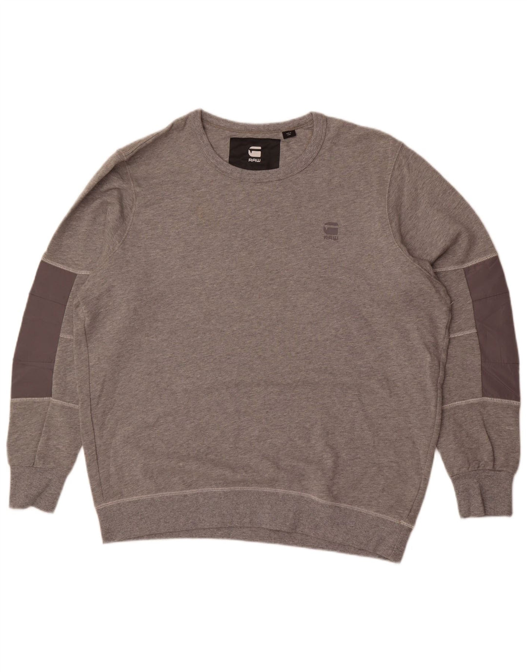 G-Star Hombre Sudadera Jumper 2XL Gris Colorblock Algodón