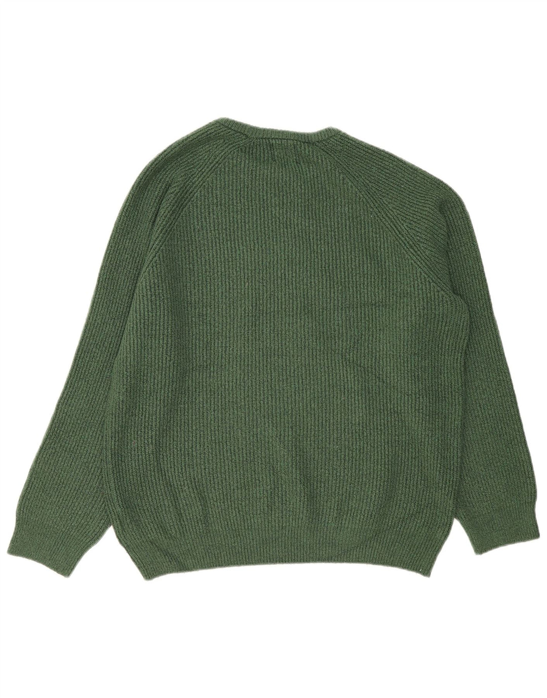 Marks & Spencer Jersey de cuello redondo para hombre XL Poliamida verde