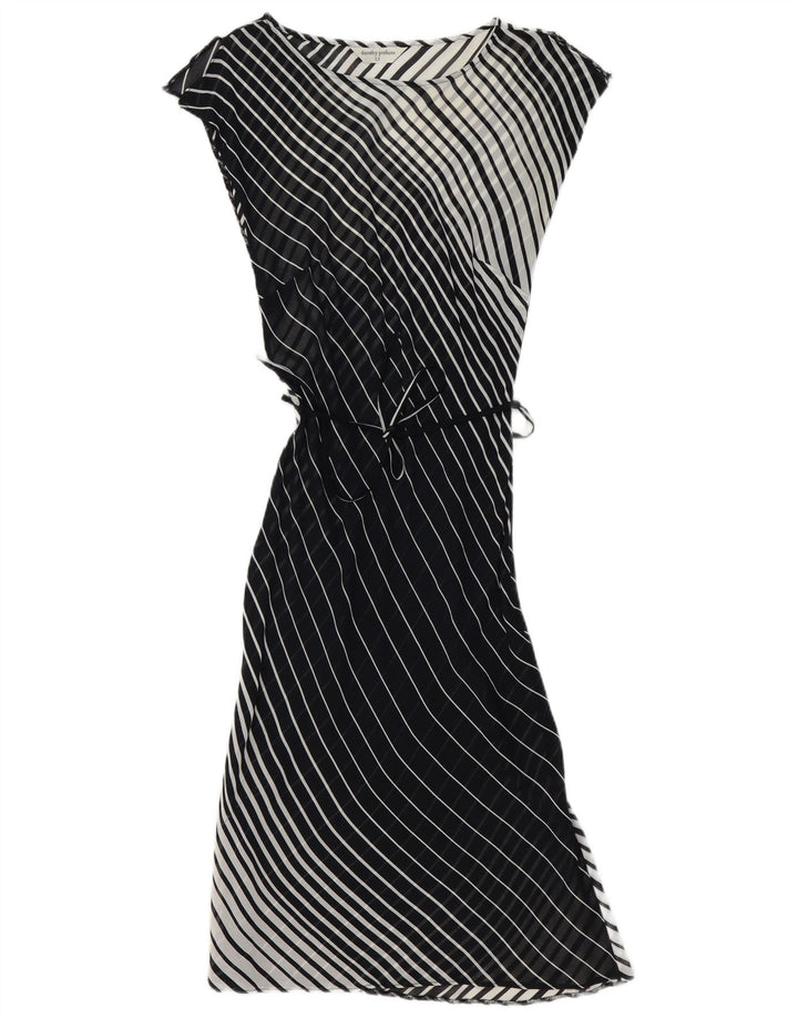 Dorothy Perkins Vestido básico sin mangas para mujer UK 42 Mediano Rayas negras