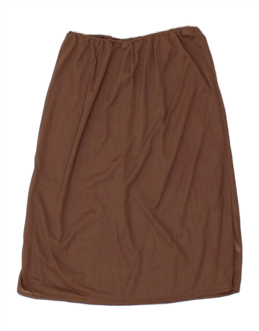 VINTAGE Womens A-Line Skirt W26 Small  Brown Polyamide Vintage Vintage and Second-Hand Vintage from Messina Hembry 