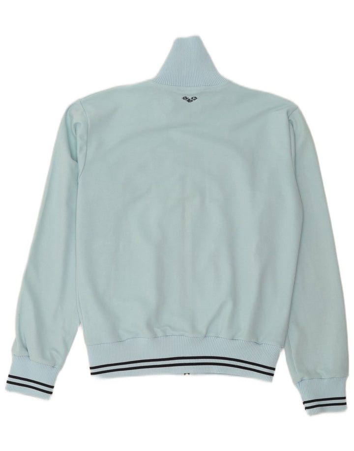 Arena Mujer Graphic Chándal Top Chaqueta Poliéster Azul Medio