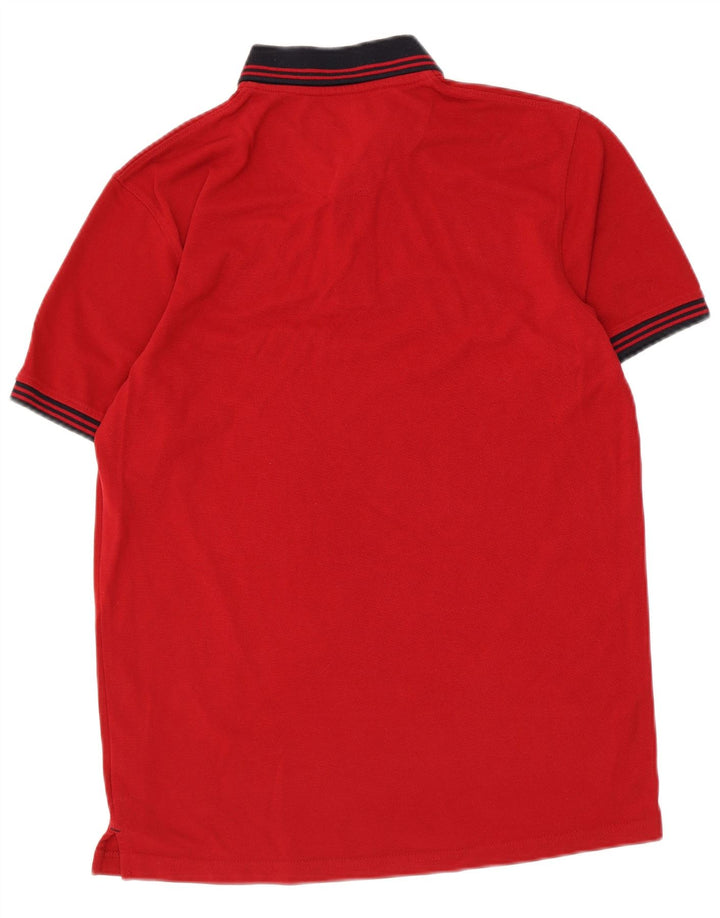 CHAMPION Polo para hombre grande de algodón rojo
