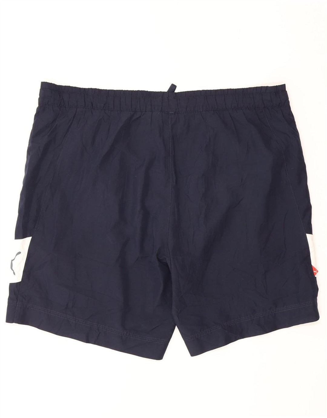 Pantalones cortos deportivos Puma para hombre Poliéster color block azul marino mediano