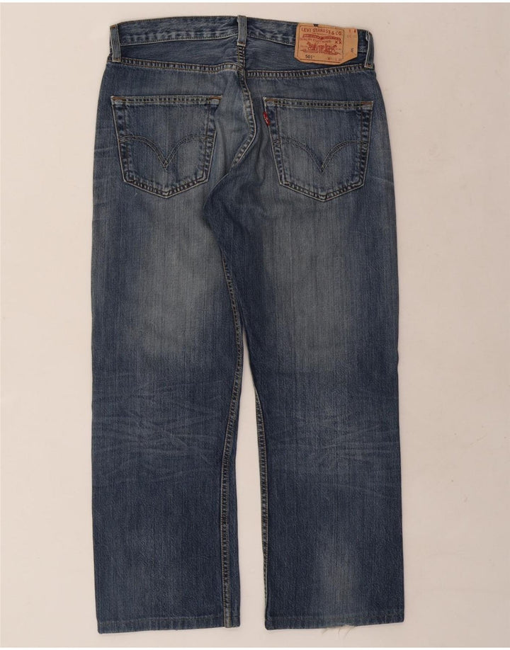LEVI'S Jeans rectos 501 para hombre W32 L26 Algodón azul