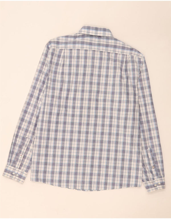 Camisa Tommy Hilfiger para hombre talla 16 1/2 cuadros azules grandes