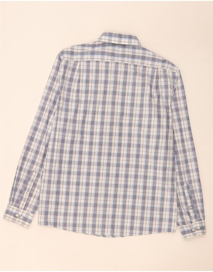 Camisa Tommy Hilfiger para hombre talla 16 1/2 cuadros azules grandes