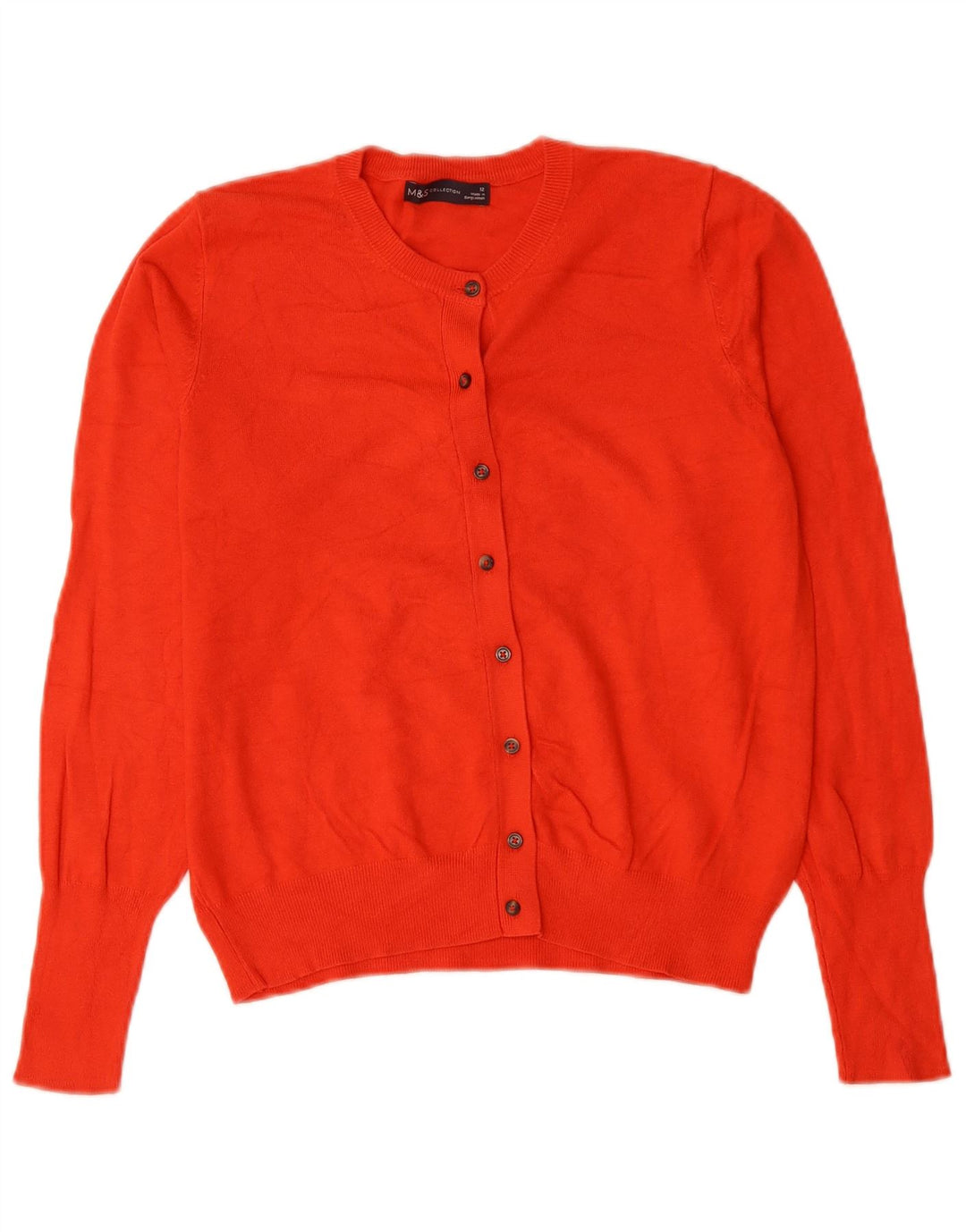 Marks & Spencer - Cárdigan corto para mujer, talla 40, color rojo medio