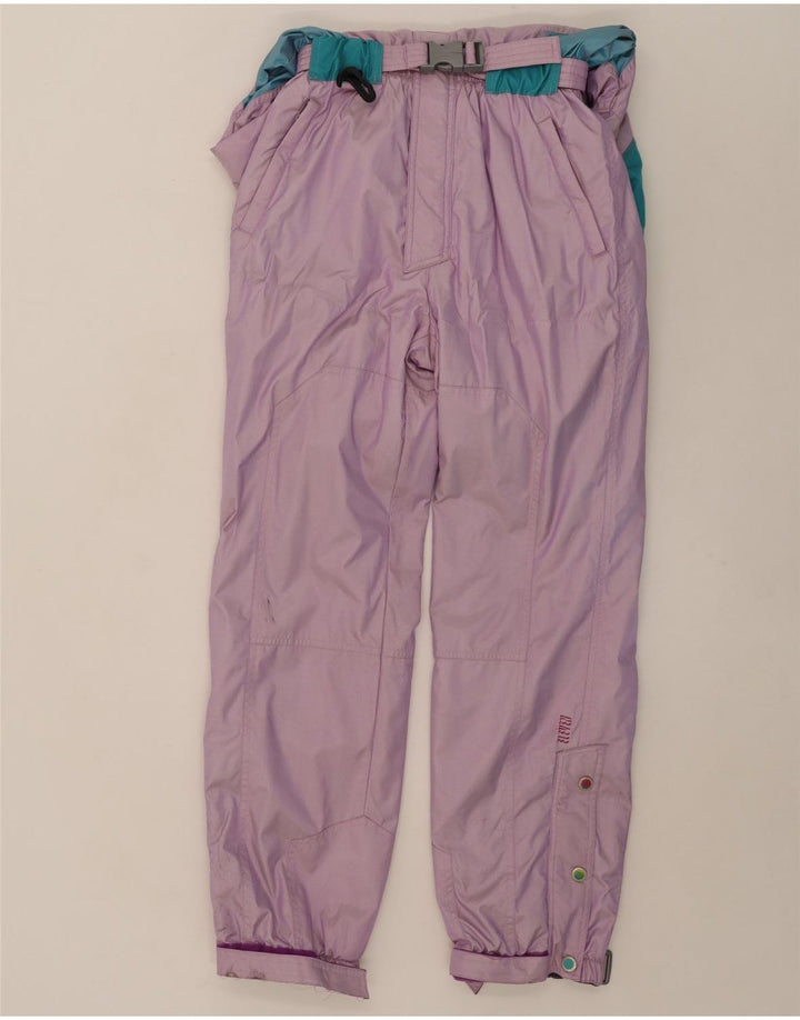 Mono de esquí vintage para mujer EU 38 Bloque de color multicolor medio