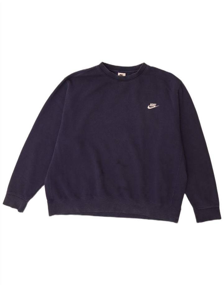 Sudadera Nike Hombre Jumper XL Azul Marino Algodón