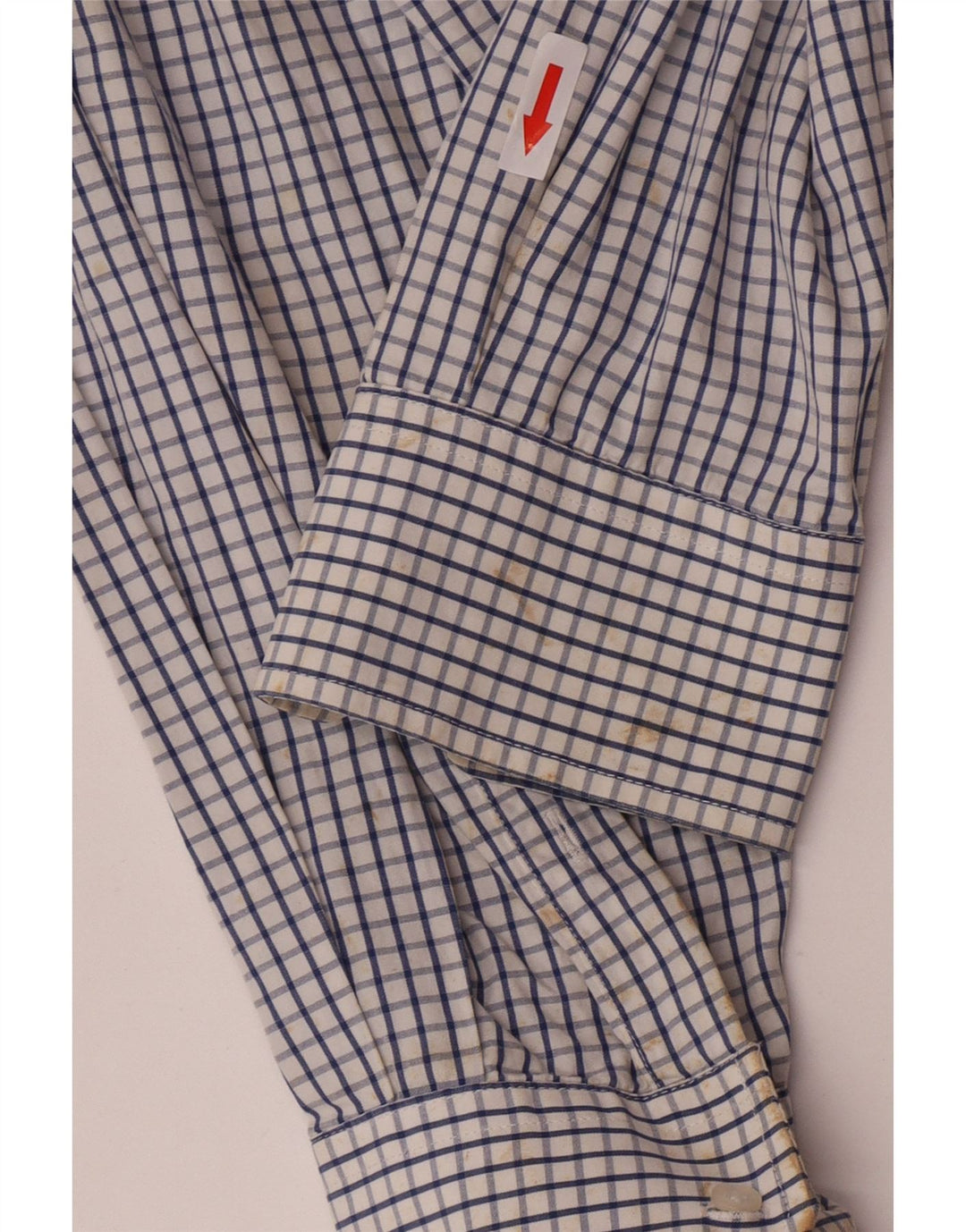 Camisa Fila Hombre De Algodón A Cuadros Azul Medio