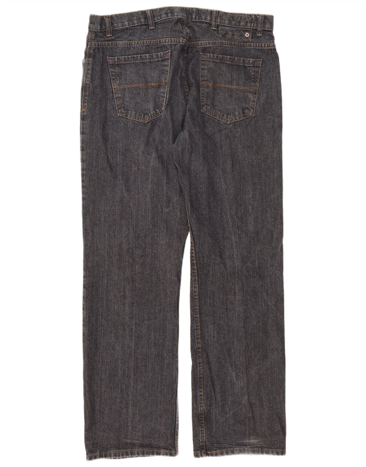 Marks & Spencer Vaqueros rectos rectos Blue Harbor para hombre W38 L31 Gris