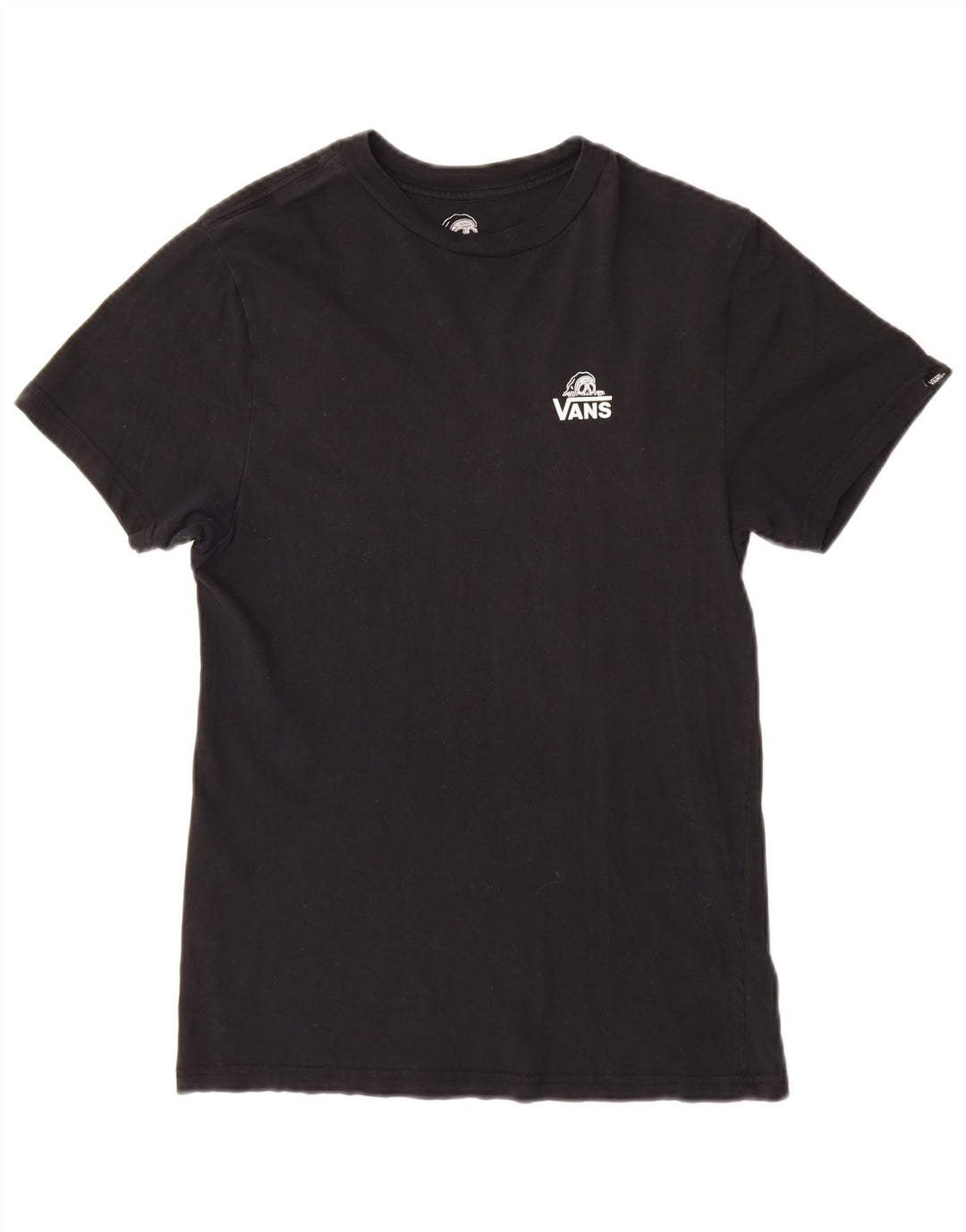 Vans Camiseta gráfica para mujer Top UK 10 Small Black Cotton