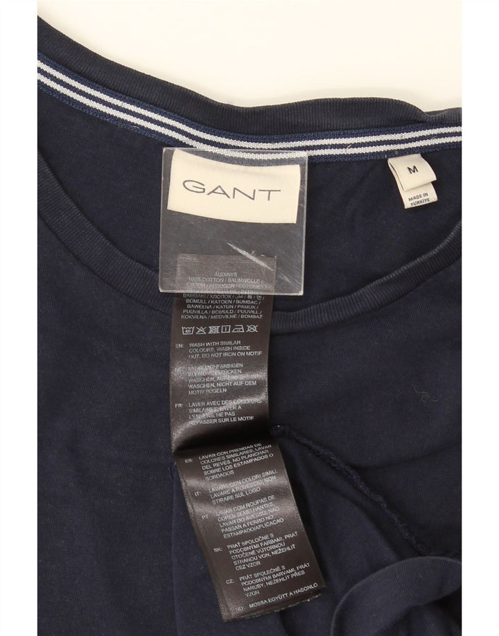 GANT Camiseta para Hombre Top Medium Azul Marino Algodón
