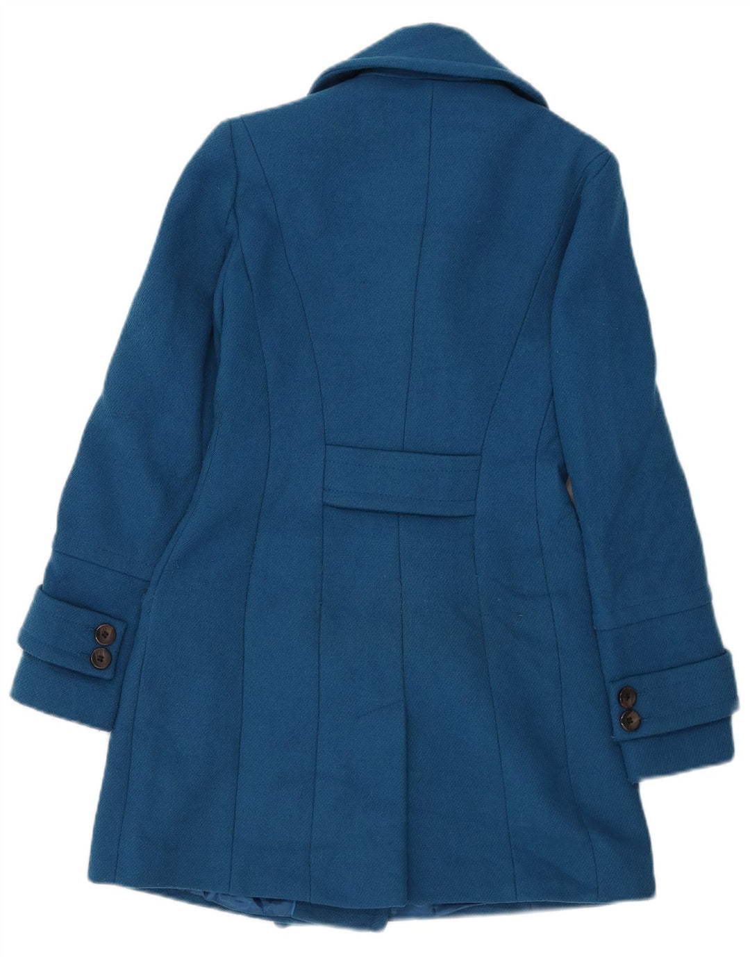 Marks & Spencer Abrigo cruzado para mujer UK 6 XS Poliéster azul