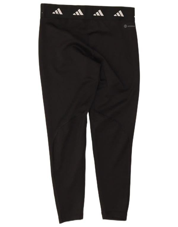 Adidas Mujer Aeroready Graphic Leggings UK 40/40 Grande Poliéster Negro