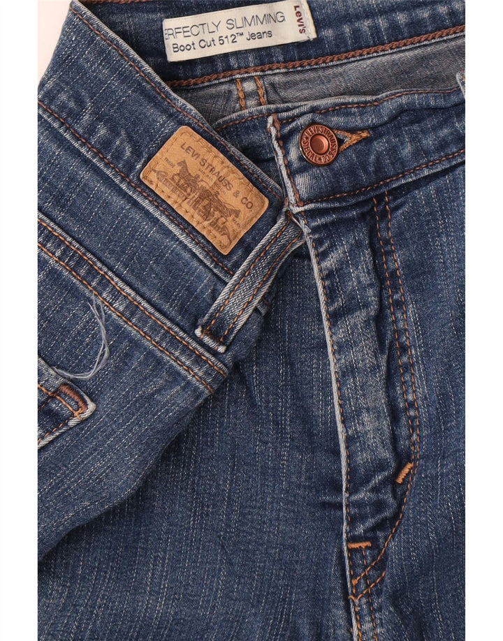 Levi's Mujer 512 Vaqueros Bootcut Perfectamente Adelgazantes W32 L31 Azul