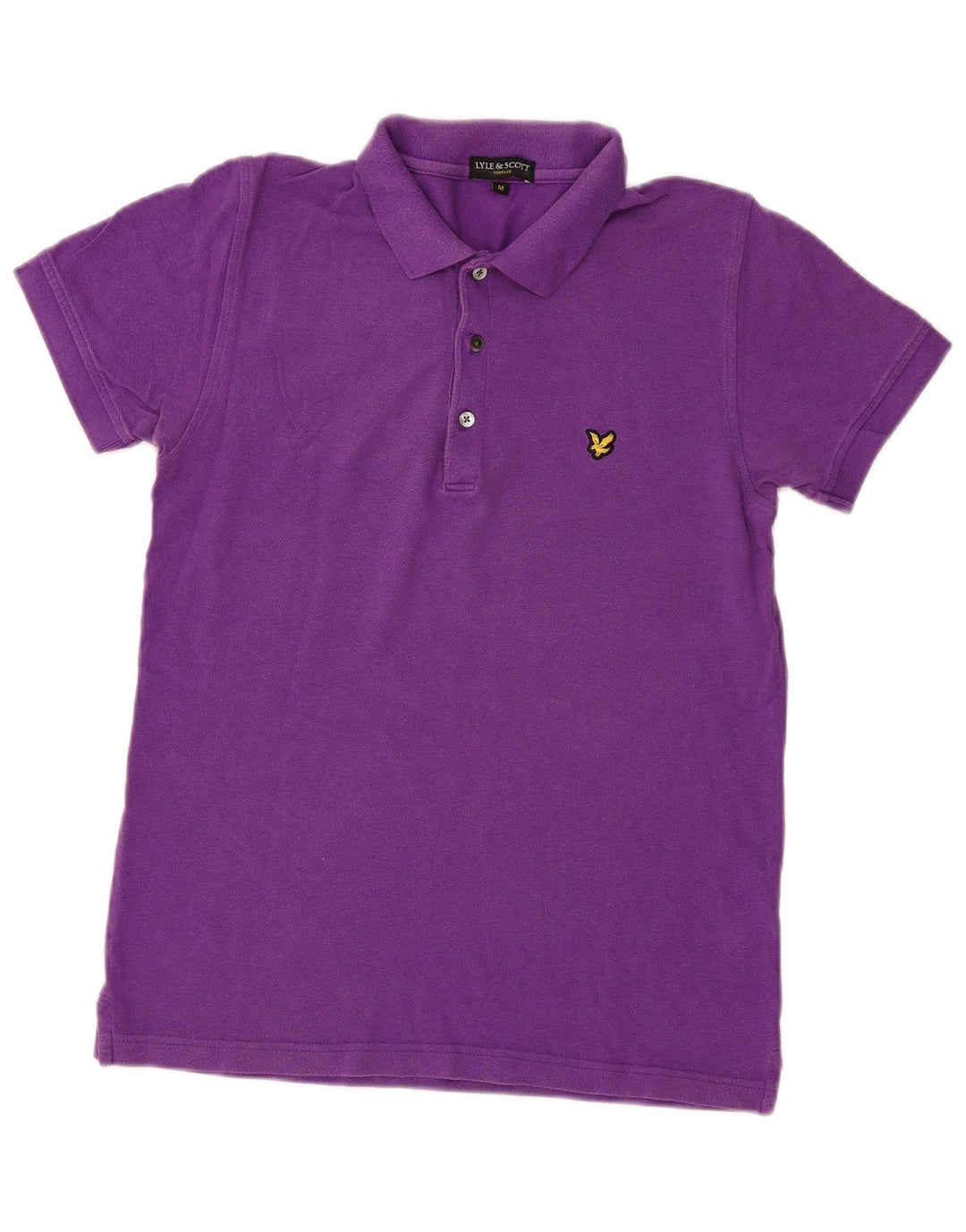 Lyle & Scott Polo para hombre de algodón morado medio