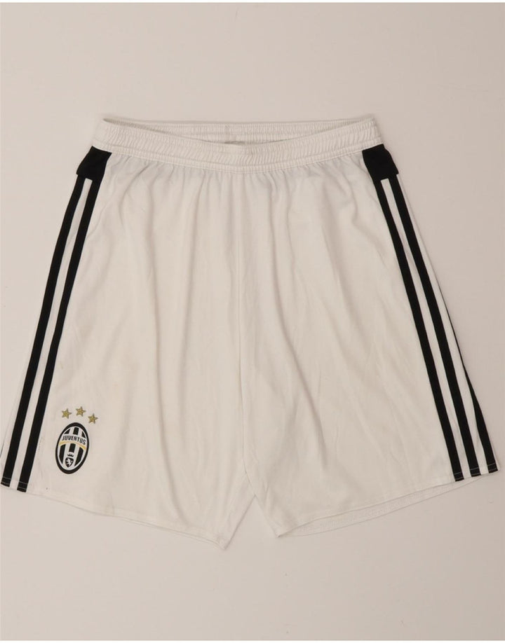 ADIDAS Mens Juventus Sport Shorts Pequeño Blanco Colorblock Poliéster