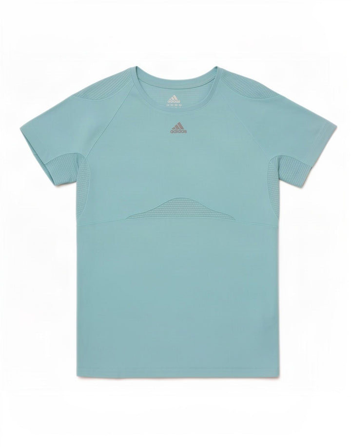 Adidas Camiseta Mujer Top UK 10 Small Azul Poliéster