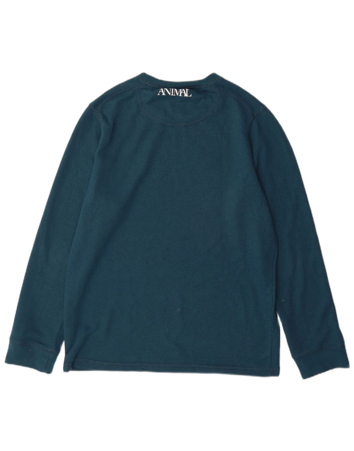 Animal - Sudadera con gráfico para hombre, jersey, algodón, azul medio