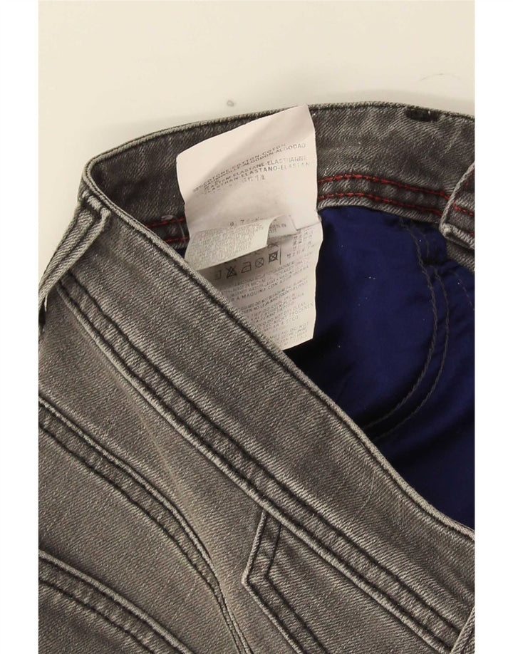 Minifalda Vaquera Replay Mujer W28 Algodón Gris Medio