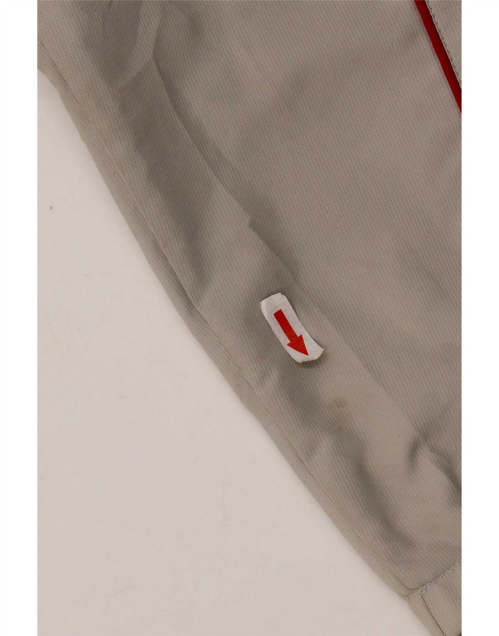 Asics Hombre Graphic Chándal Top Chaqueta Poliéster Gris Medio