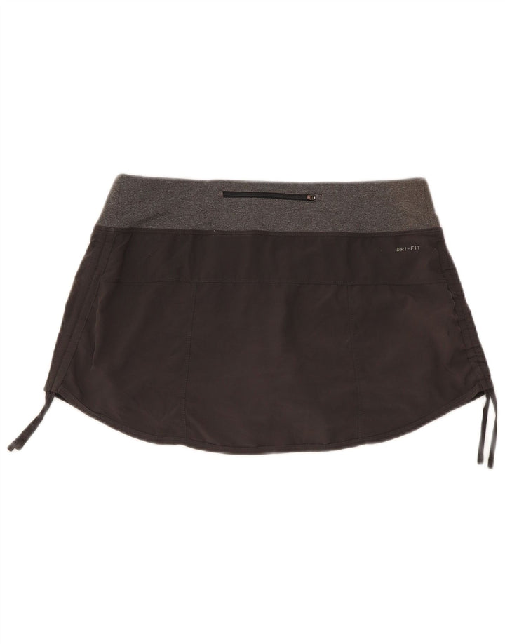 Nike Falda pantalón deportiva para mujer UK 40 Grande Gris Colorblock Poliéster