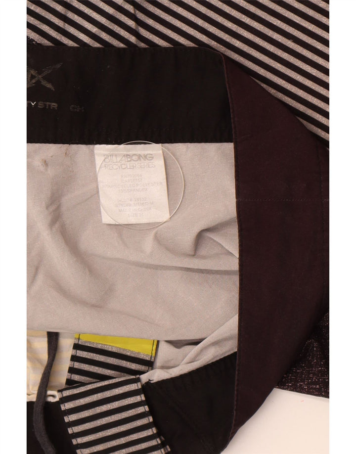 Bañador Billabong Hombre Poliéster A Rayas Gris Grande