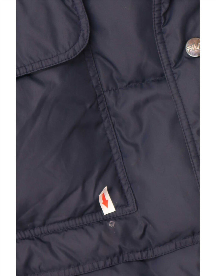 Fila Chaleco acolchado para hombre IT 56 XL Poliamida azul marino