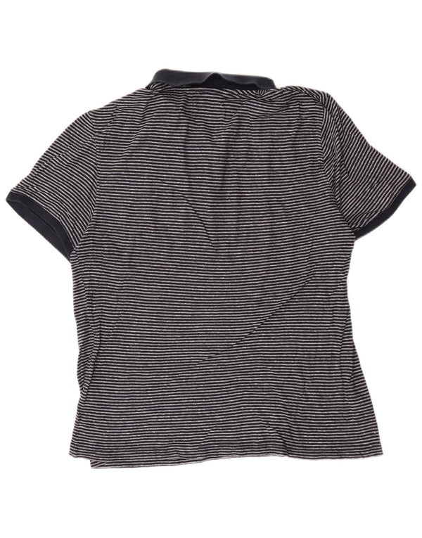 Polo Penguin Hombre XL Algodón Rayas Azul Marino