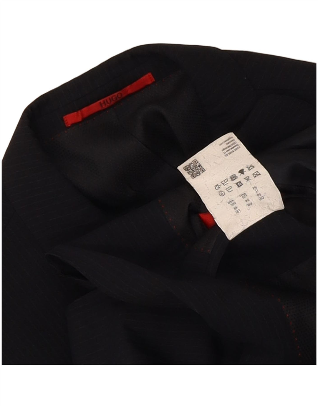 Hugo Boss Chaqueta tipo blazer de 2 botones para hombre UK 54 2XL Azul marino a rayas