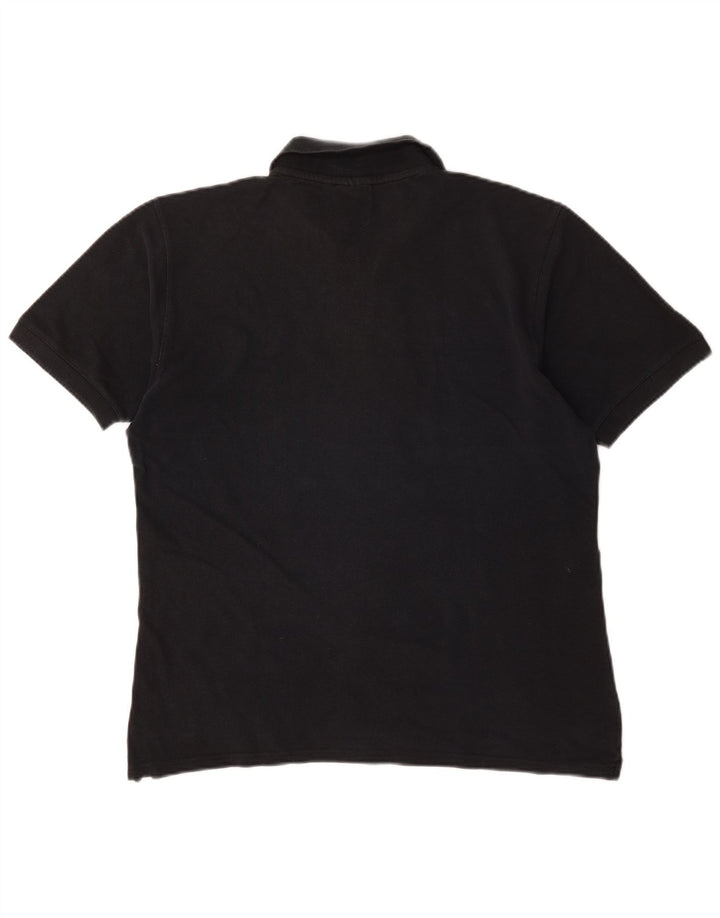 Polo Diadora Hombre Algodón Negro Mediano