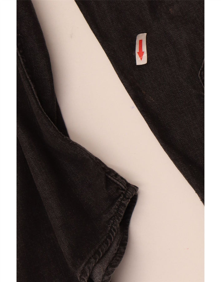 Superdry Camisa Vaquera Para Hombre XL Algodón Gris