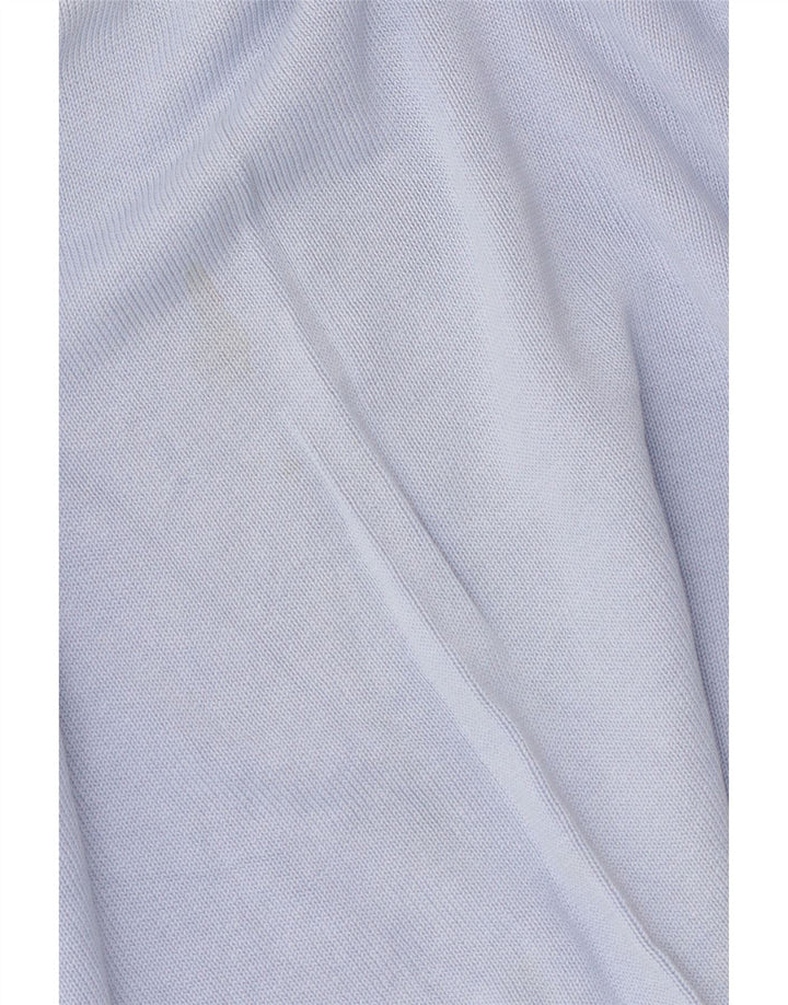 Marks & Spencer Jersey con cuello en V para hombre, color azul, talla grande, algodón azul
