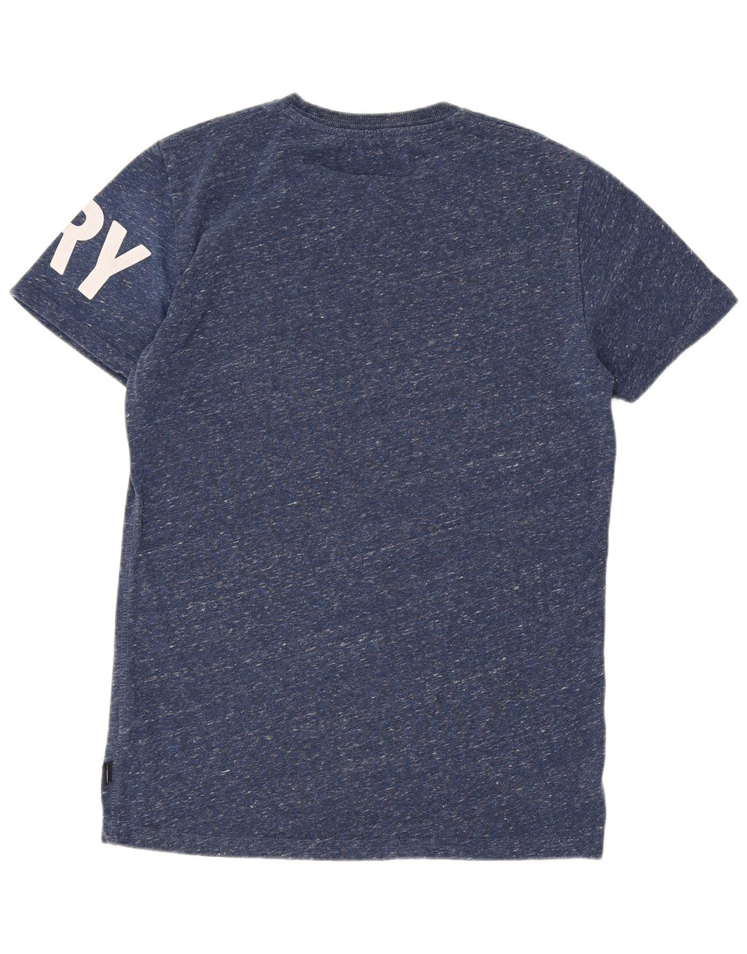 Superdry Camiseta gráfica para hombre Top pequeño de poliéster moteado en azul marino