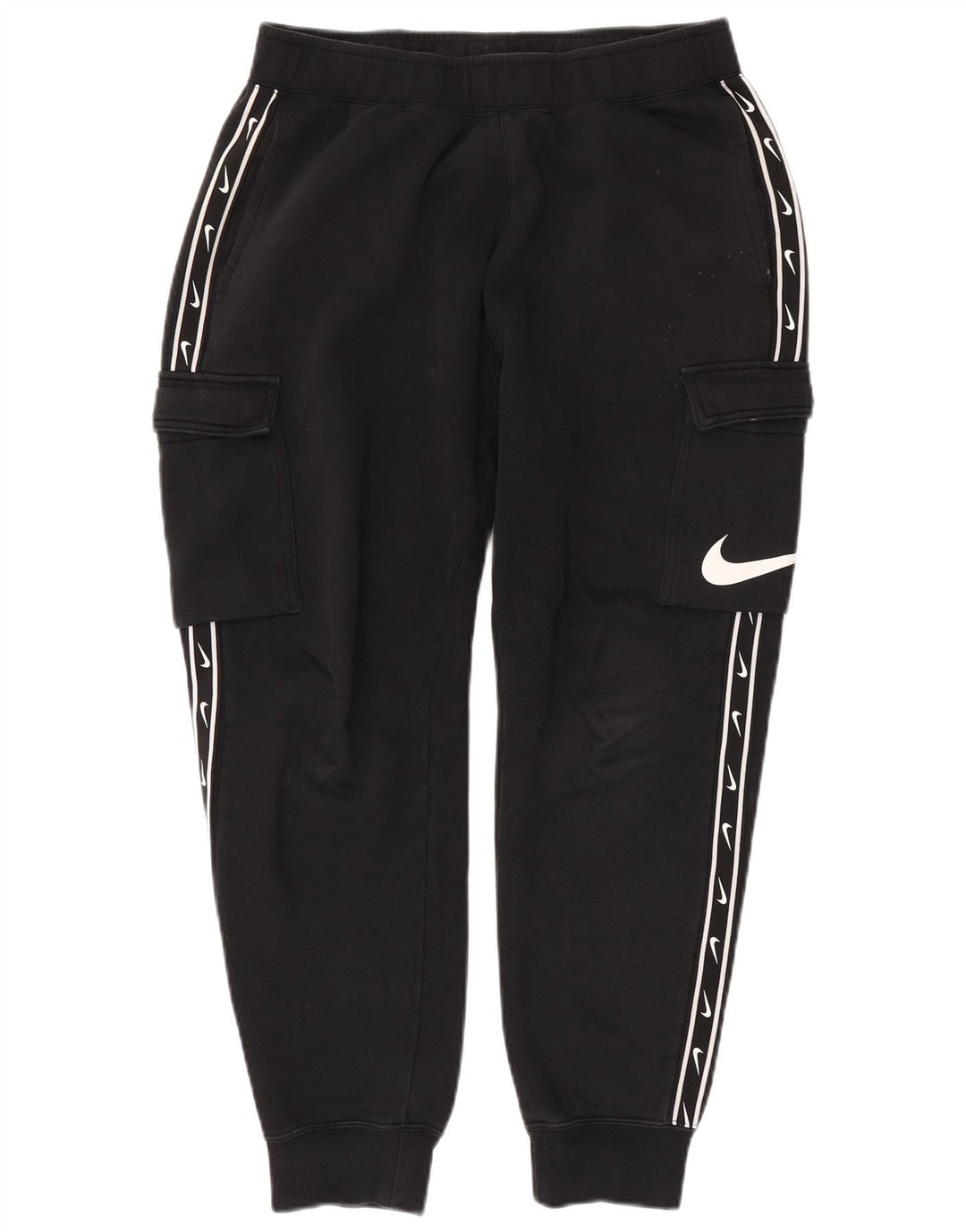 NIKE Hombre Graphic Cargo Chándal Pantalones Joggers Medium Negro Algodón