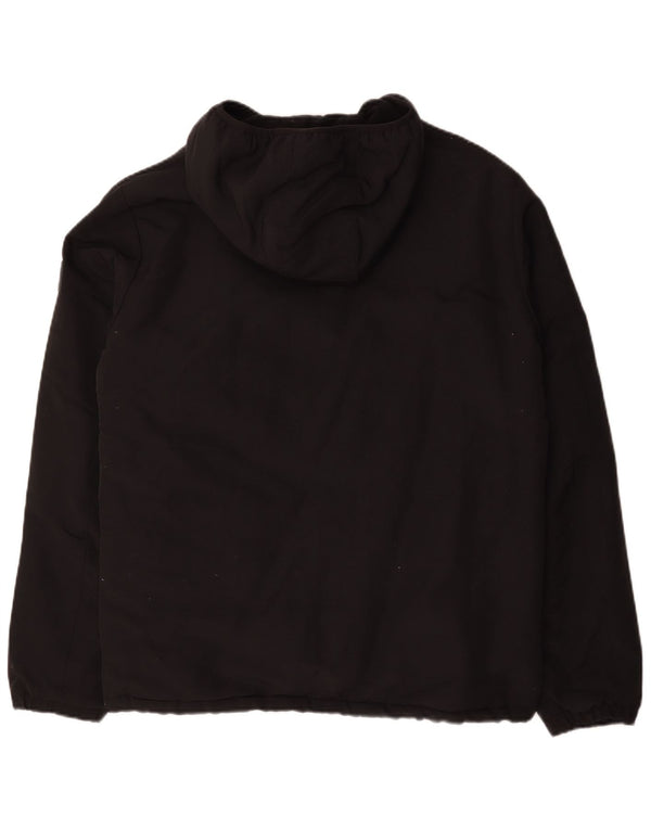 Champion Chaqueta Anorak con capucha para hombre UK 42 XL Poliamida negra