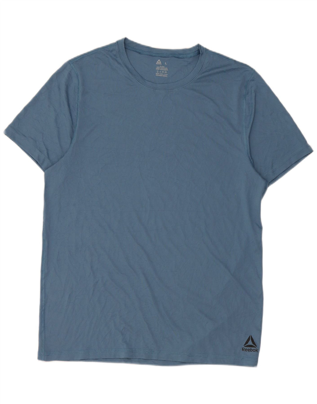 Camiseta Reebok Hombre Top Large Azul Poliéster