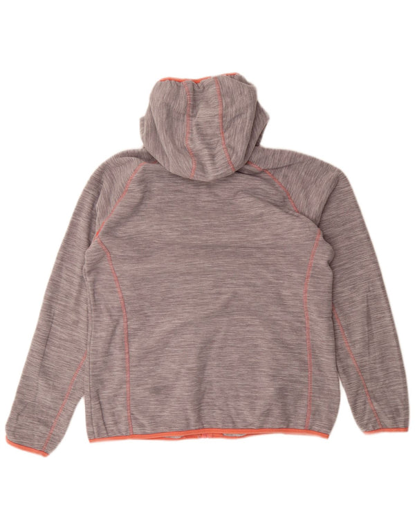 Chaqueta polar con capucha para mujer Mountain Warehouse UK 46 Large Grey Moteado