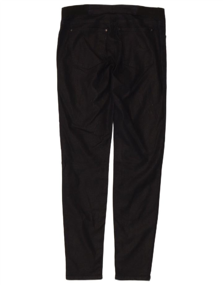 TRUSSARDI - Pantalones informales ajustados para mujer, talla grande, W32 L30, algodón azul marino