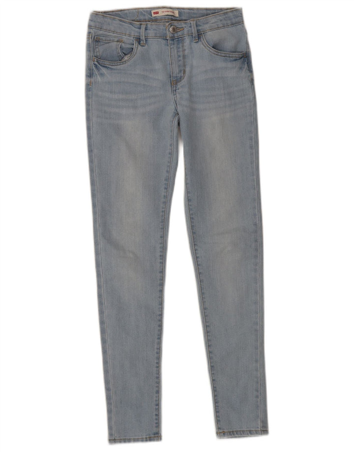 LEVI'S Vaqueros Super Skinny 710 para Niñas 11-12 Años W28 L27 Algodón Azul