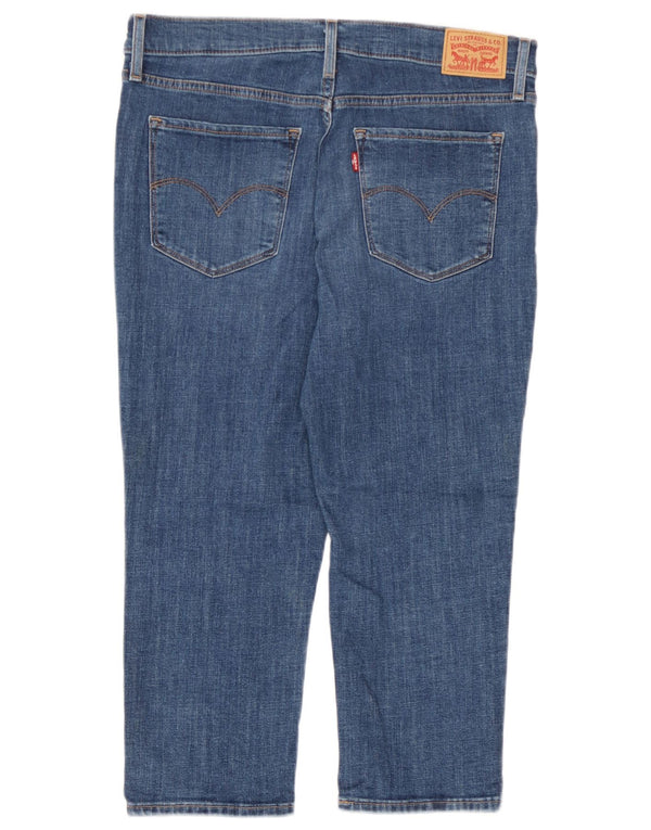 Levi's Mujer 311 Shaping Skinny Capri Jeans W30 L21 Algodón Azul