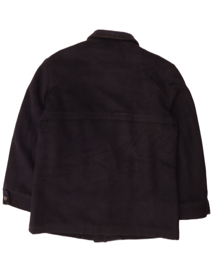 MC Gregor Chaqueta utilitaria para hombre IT 54 2XL Azul marino Cuadros Lana Clásico