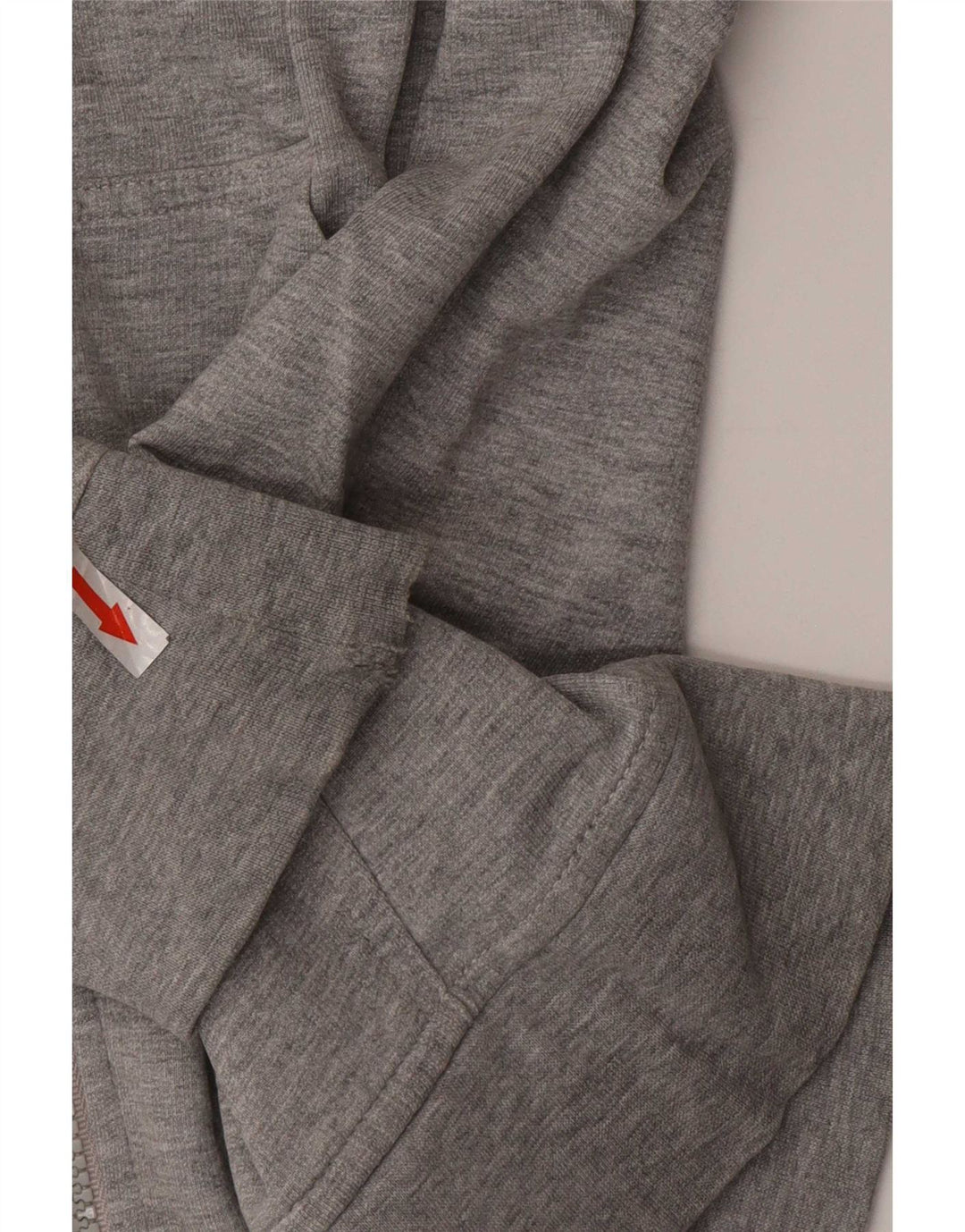 Kappa Hombre Sudadera Con Capucha Y Cremallera De Algodón Gris Medio